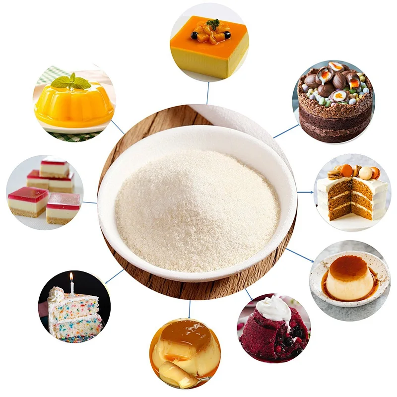 Edible Gelatin 280 Bloom Food Grade bovine gelatin powder for Ice cream